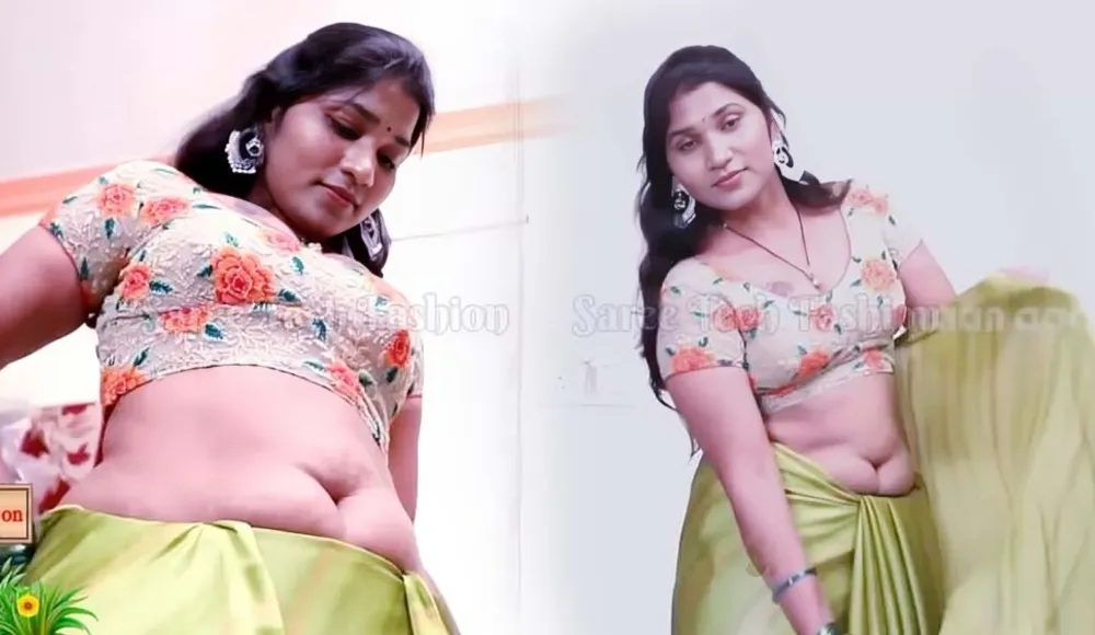 Aunty Saree Wearing Style How To Wear South Indian Style