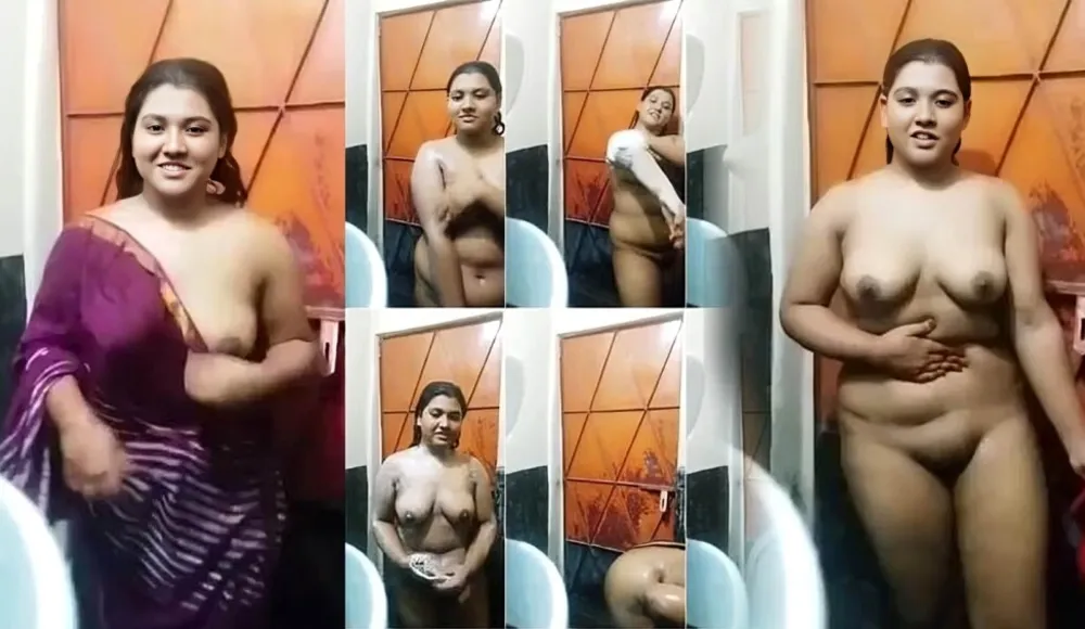 Bangladeshi Beautiful Sexy Chubby Girl Bathing