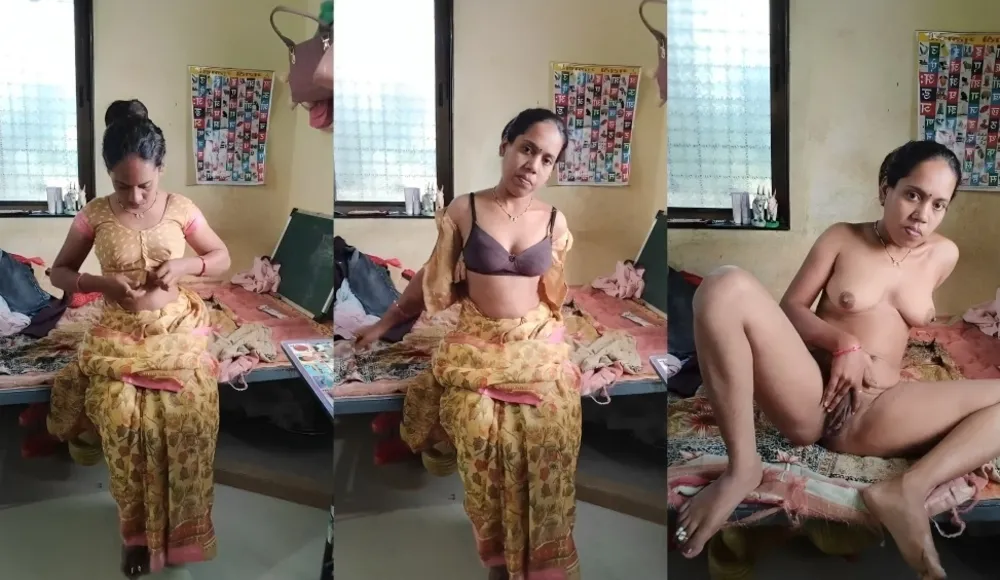 Indian Sexy Village Mature Bhabhi Nude Exposing