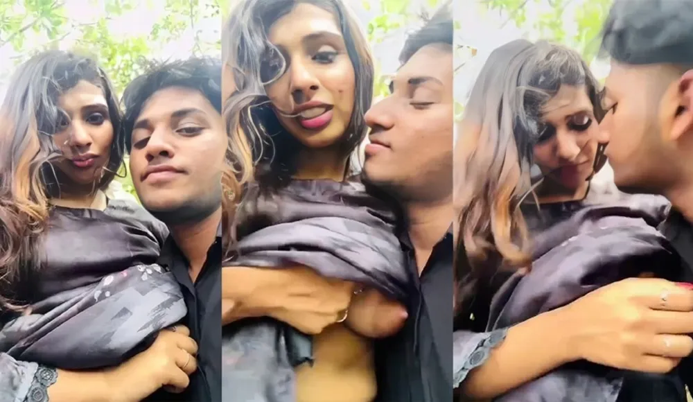 Lover On Valentines - In The Park Sexy Kissing Nude - Pressing Boobs Clip Viral - Watch Hd