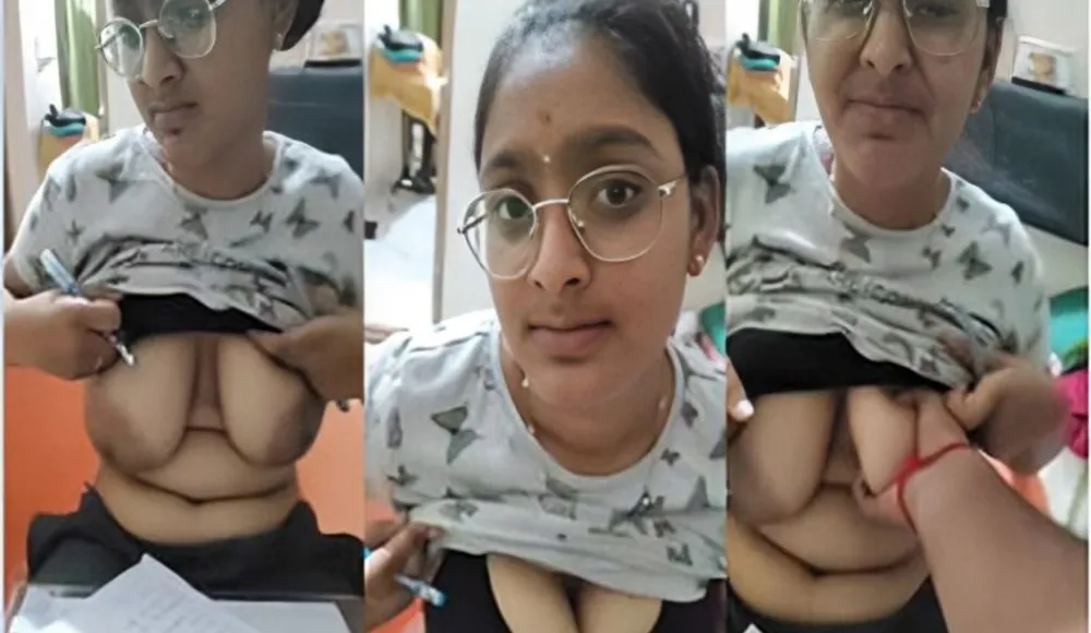 Cute Indian Girl Boobs Pressing By Teacher
