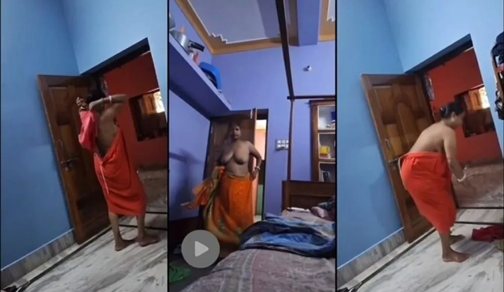 Indian Aunty Boobs Video Capture Dress Change