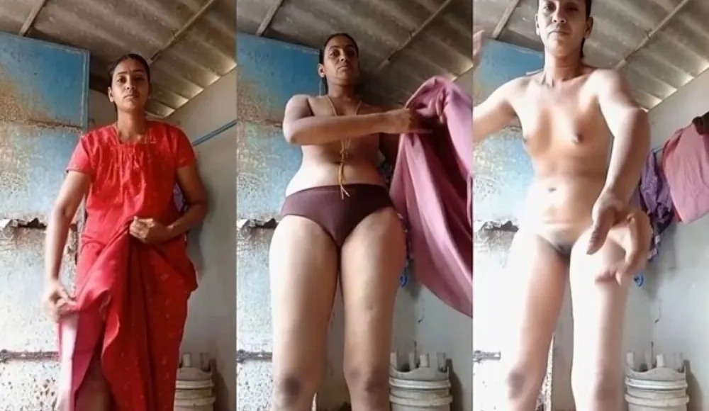 Indian Bahbhi Show's Nude Body And Pissing Small Titis