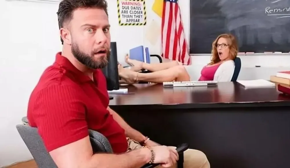 [CaughtFapping] Annie King - Parent-Teacher Meating