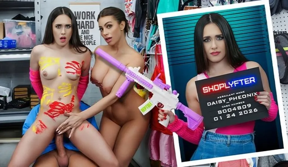 [Shoplyfter] Koda Monroe, Daisy Pheonix - Case No  8004809 - The Paintball Thief