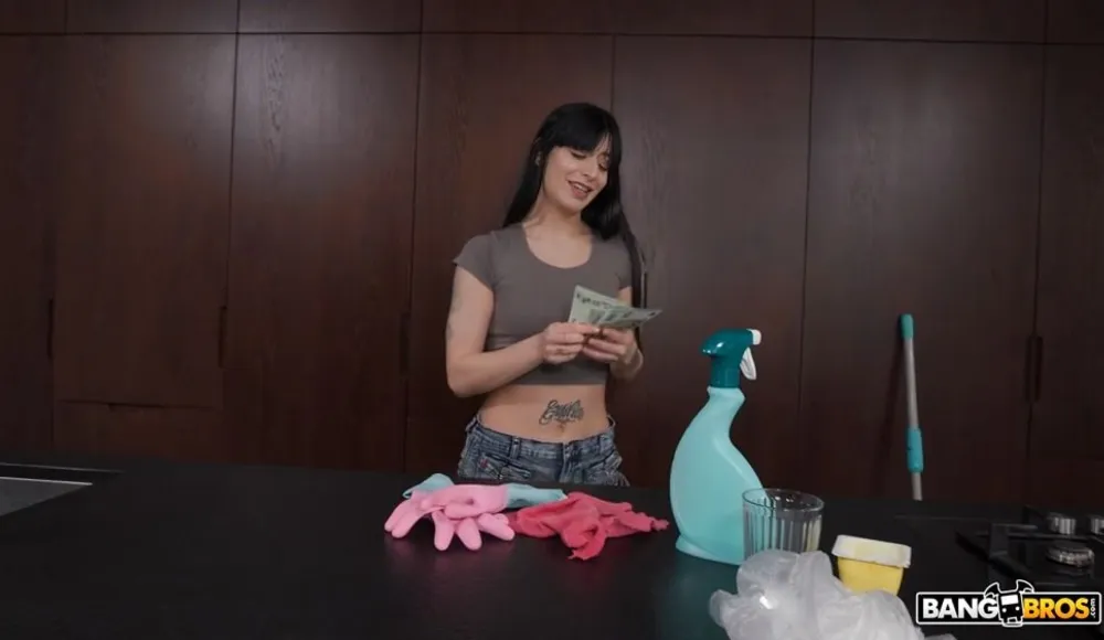 [BangBros] Silvia Soprano - Spanish Maid Cleans My Cock