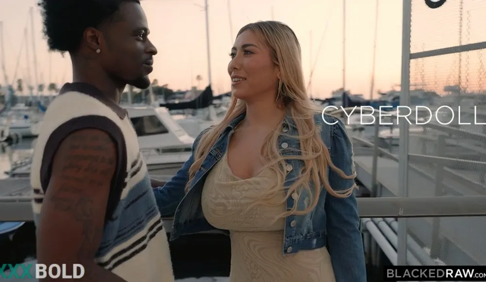 [BlackedRaw] Cyberdoll Throats A Bbc During Debut